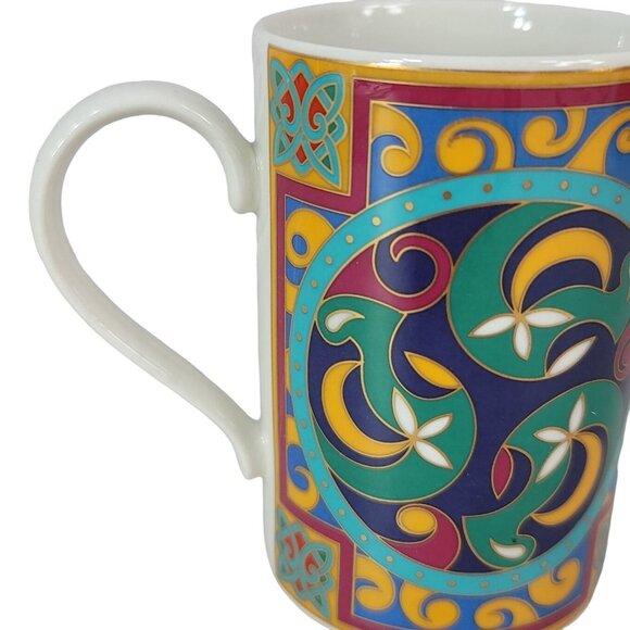 Dunoon Jane Brookshaw Jura Celtic Mug Abstract Geometric Scotland Stoneware NWOT - Picture 6 of 12